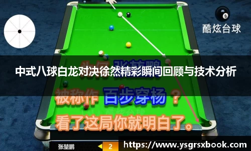 中式八球白龙对决徐然精彩瞬间回顾与技术分析